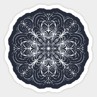 Snowflake Mandala Sticker